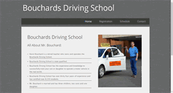 Desktop Screenshot of bouchardsdrivingschool.com